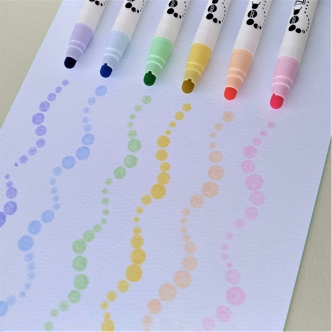 Kuretake ZIG Clean Color Dot Single - Mild Color Set