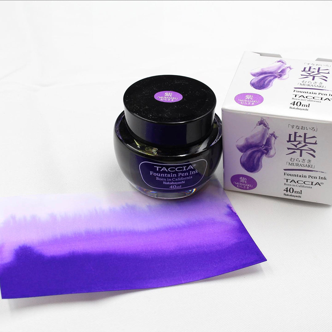 Taccia Fountain Pen Ink Ebi - 40 ml Bottle Ebi (purple-red) 40 ml
